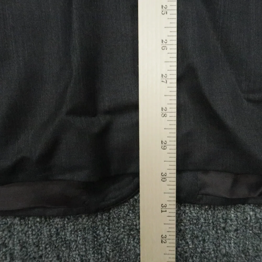 Saks Fifth Avenue Blazer Mens 42L Gray‎ Slim Fit Ermenegildo Zegna Wool Silk